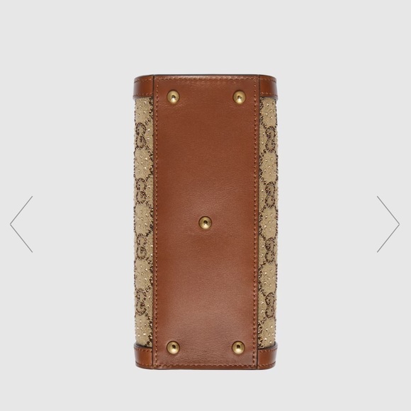 GUCCI DIANA CRYSTAL MINI TOTE BAG - Picture 5 of 9